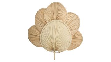 INHOUSE Palm Leaf Fan Natural