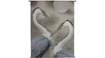 IN.HOUSE Wandkleed Heron Velvet Blue