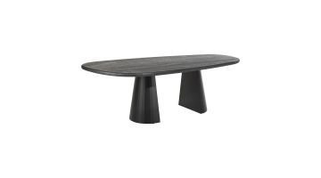 XOOON Eetkamertafel Arawood - zwart