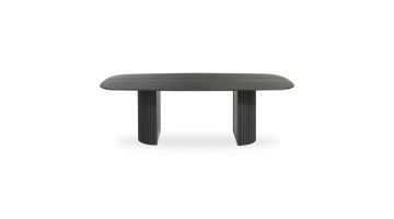 Henders & Hazel Eettafel Pavie Ovaal Castle Black 240 cm