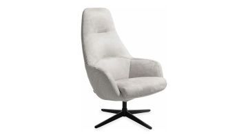 XOOON Draaifauteuil Vernon Kiezel Hoog