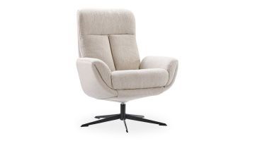 Profijt Meubel Draaifauteuil Langley Wit