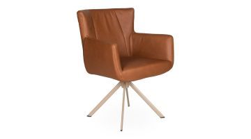 Eetkamerstoel met arm Heaven Leder