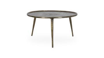 Bijzettafel Babina antiek brons Ø67,5cm