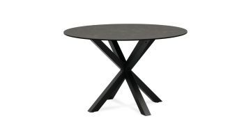 Trendhopper Eettafel Helix Rond Zwart Ø 119 cm