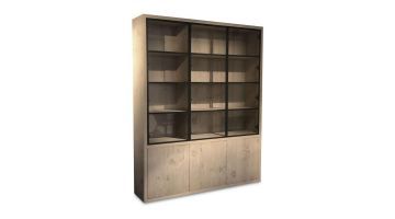 Vermeer Meubelen Glaskast Puur EGK092