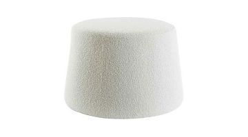 Light & Living Hocker Lauryn Bouclé Cream Laag