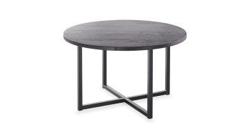 Pronto Wonen Salontafel Tavolo Zwart Eiken 80 cm