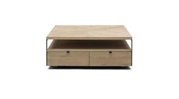 Rivièra Maison Salontafel Milan Parquet 90x90 cm