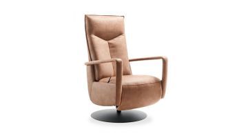 Pronto Wonen Relaxfauteuil Seduto Pocket HR-schuim Zitting Brandy
