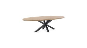 Pronto Wonen Eettafel Tavolo Naturel Grey 260x125 cm