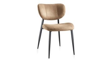 Pronto Wonen Eetkamerstoel Gomba Microvezel Latte