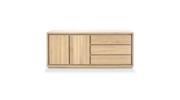 Pronto Wonen Dressoir Lavio Eiken Naturel Grijs 164 cm