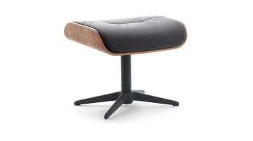 Baenks Hocker Via Roma - Anilux Black Leather