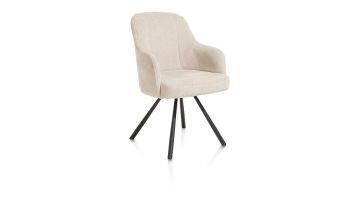 Happy@Home Eetkamerstoel met arm Eva