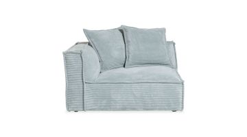 Henders & Hazel 1,5-Zits Arm Links Bayonne Lichtblauw