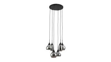 Pronto Wonen Hanglamp Lungo Smoke 6-Lichts