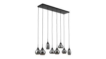 Pronto Wonen Hanglamp Lungo Smoke 8-Lichts