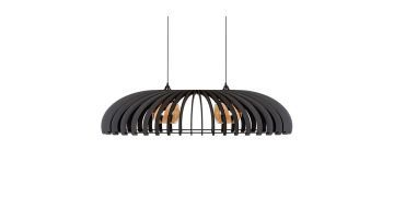 Blij Design Hanglamp The Bronx Zwart 135 cm