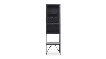 Pronto Wonen Vitrinekast Orizone Zwart Metaal 52 cm
