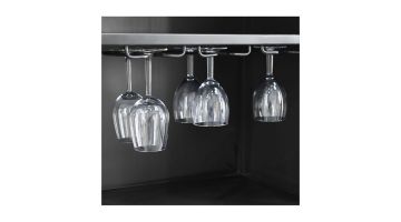 Pronto Wonen Glazenhouder Orizone Zwart Metaal