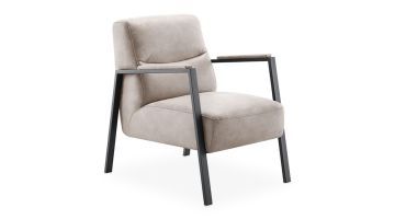 Profijt Meubel Fauteuil Safira - Microleder Clay