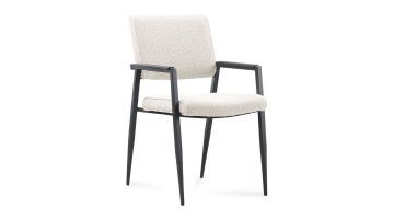 Pronto Wonen Eetkamerstoel Jisca Bouclé