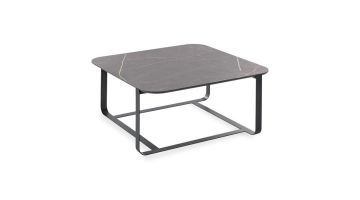 INHOUSE Salontafel Monzunio HPL Marmer Zwart 80 cm