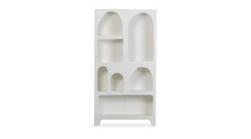 WOOOD Vakkenkast Caz Breed Wit