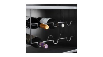 Pronto Wonen Wijnrek Orizone Zwart Metaal