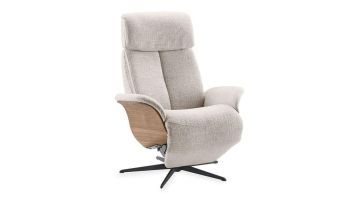 INHOUSE Relaxfauteuil Hintas Lichtgrijs M