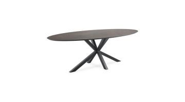 INHOUSE Eettafel Neviro Ovaal HPL Stellar 240x110 cm