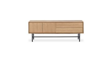 Pronto Wonen TV-Dressoir Belvio Light Oak Veneer M