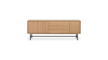 Pronto Wonen Dressoir Belvio Light Oak Veneer 205 cm