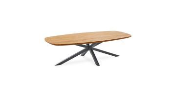 Pronto Wonen Salontafel Aska Deens Ovaal Teak Naturel 70x140 cm