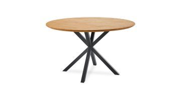 Pronto Wonen Ronde Eettafel Aska Teak Naturel 130 cm