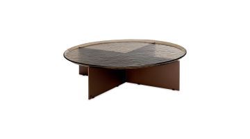 Rolf Benz Salontafel Kio 970 brons 100cm