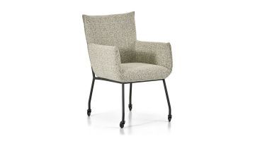 Montèl Eetkamerstoel met Arm Carolin Turtle