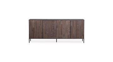 WOOOD Dressoir New Gravure 200 cm Essen Fineer Espresso [fsc]