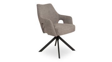 Eetkamerstoel met arm Jasmina Stof