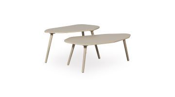 WOOOD Bijzettafel Davina Set van 2