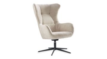 INHOUSE Draaifauteuil Asgia Beige