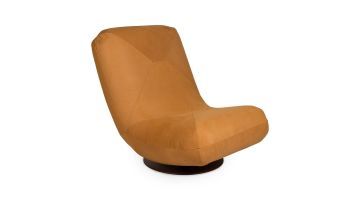 Label Draaifauteuil Bean - Elite Topaz leder