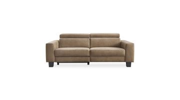 INHOUSE 3-Zitsbank Rigas Microleder Verstelbaar + Relax