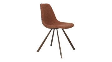 Dutchbone Eetkamerstoel Franky Bouclé Terra