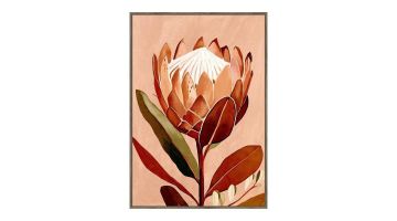 Ter Halle Canvas Flower 80x120cm - met lijst