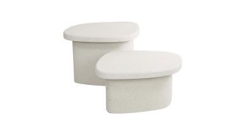  Close-up van het textuurdetail van organisch marmer met een subtiel ruwe, natuurlijke afwerking.