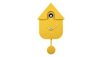 Karlsson Wandklok Cuckoo Modern Bright Yellow