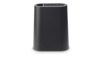 Voorzijde van de Brabantia messenblok tegen een witte achtergrond.