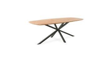 Pronto Wonen Eettafel Romaro Deens Ovaal Teak Mix Rough